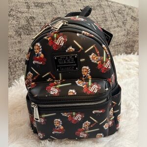 Black and red Star Wars backpack lounge fly